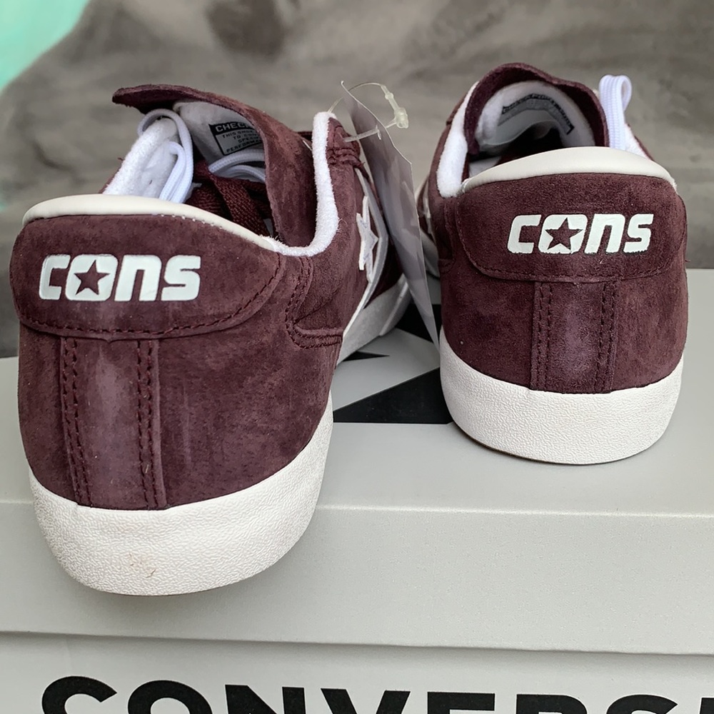 CONVERSE CHECKPOINT PRO OX BLACK CURRANT/WHITE MEN - Picture 12 of 16